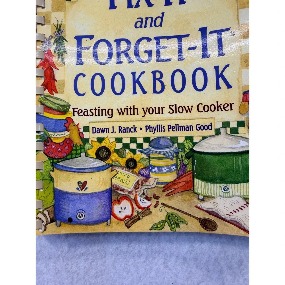 Fix-It and Forget-It Cookbook Slow Cooker Recipes Ranck Good Spiral Bound 2001